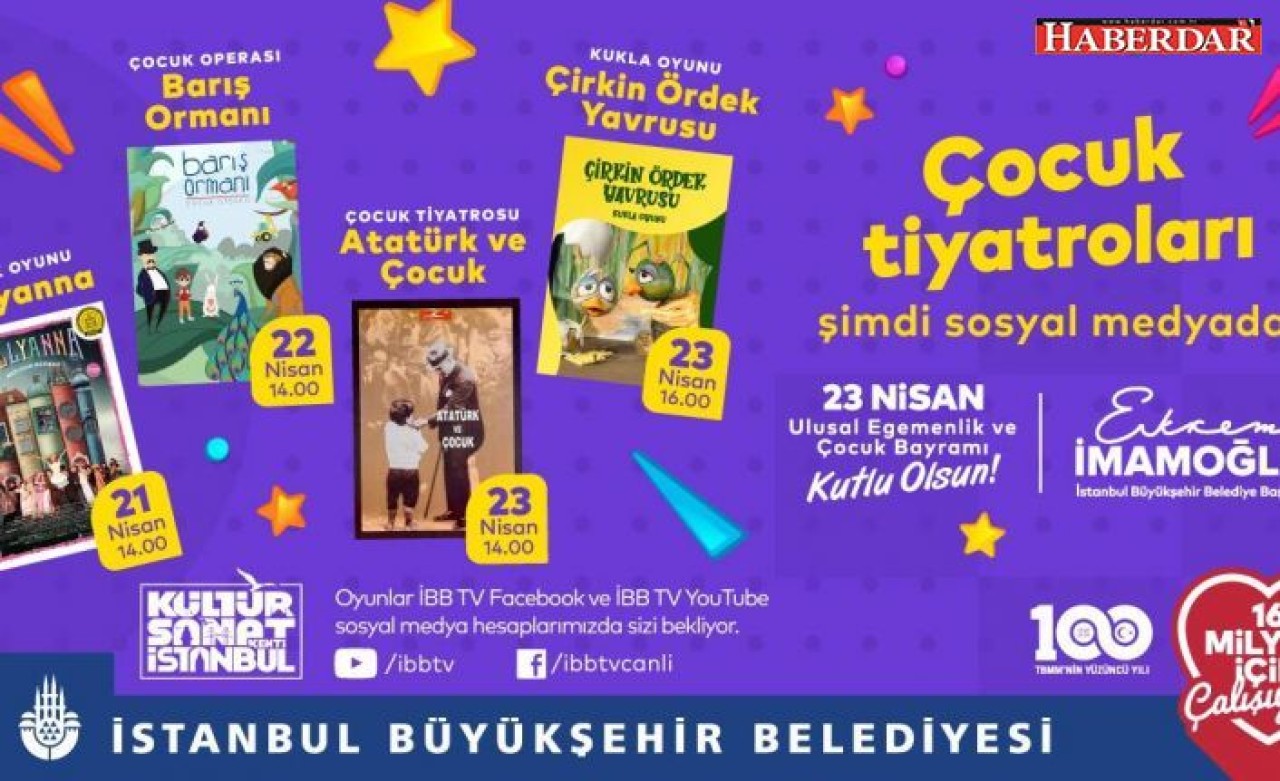 İBB, 23 Nisan’da Çocukları Tiyatroyla Buluşturuyor!