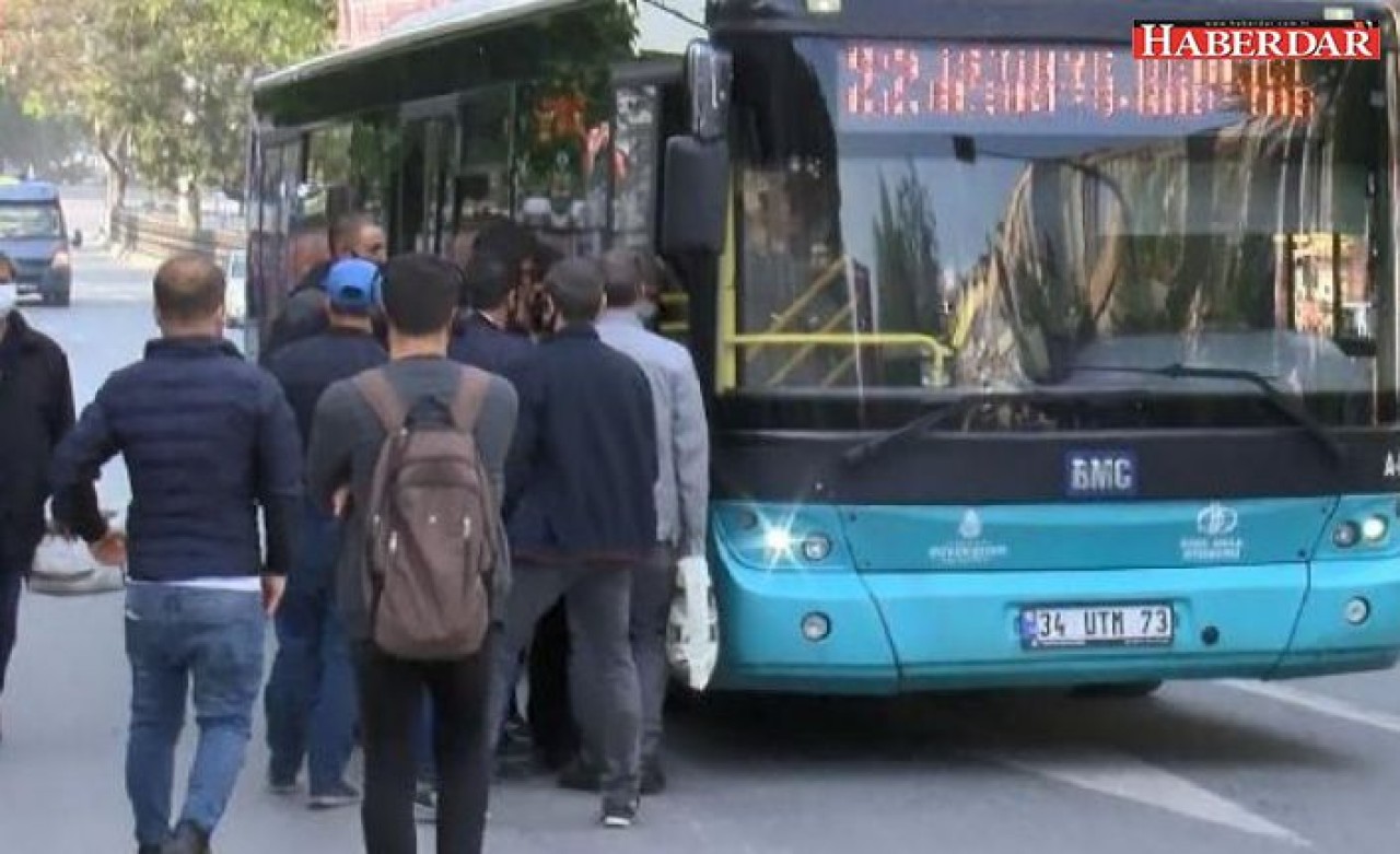 Yasağın ardından İstanbulda toplu ulaşım