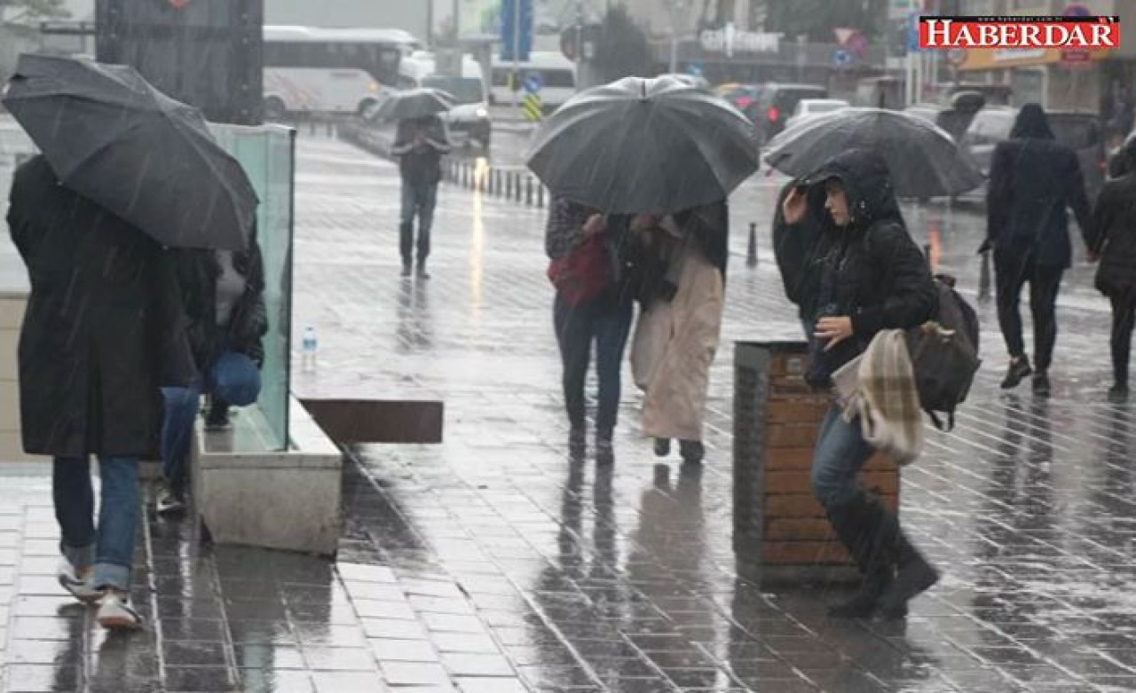 Meteorolojiden 5 bölge için sağanak uyarısı