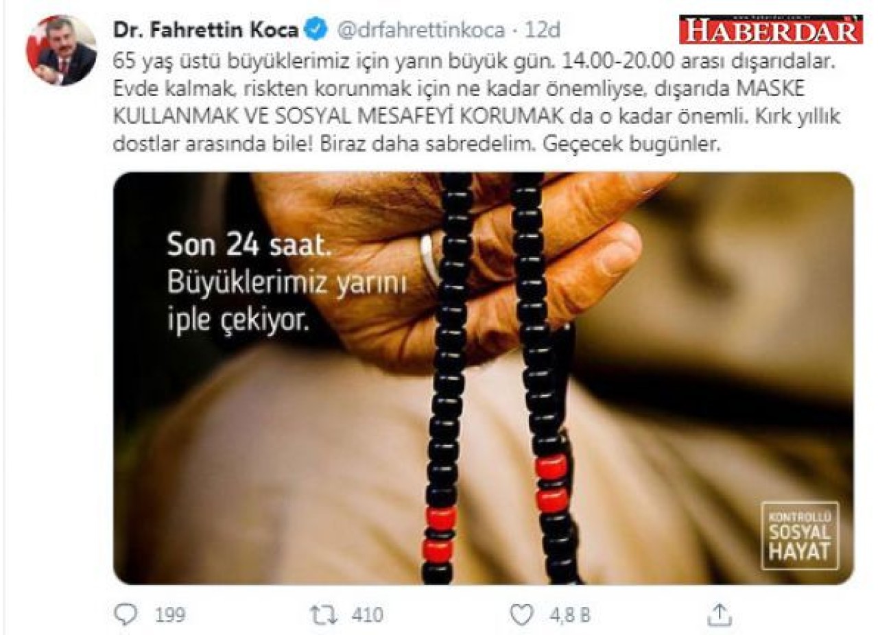 Fahrettin Koca: Yarın büyük gün!