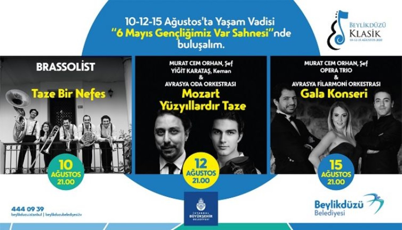 Beylikdüzü Klasik Müzik Günleri 10 Ağustosta başlıyor