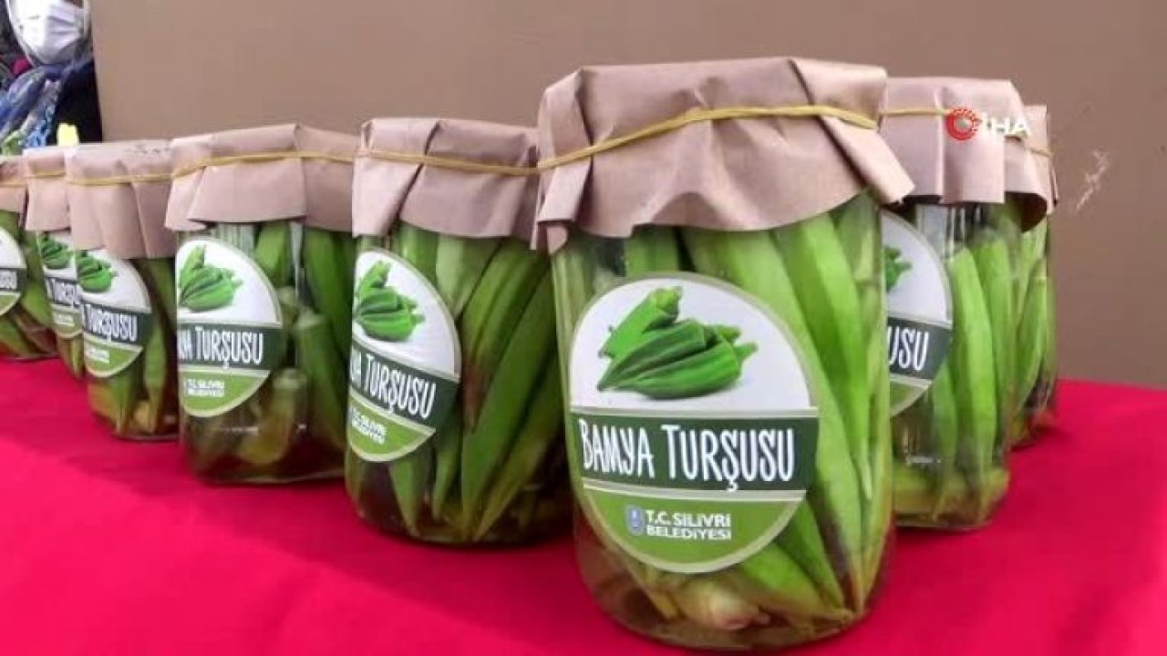 Silivride en iyi kavun ve bamya üreticileri yarıştı