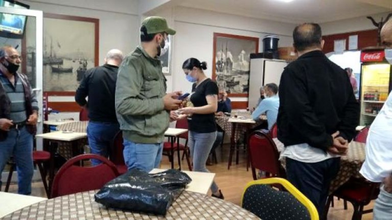 Avcılarda kahvehanede oyun oynayan 24 kişiye 3 bin 180er TL ceza