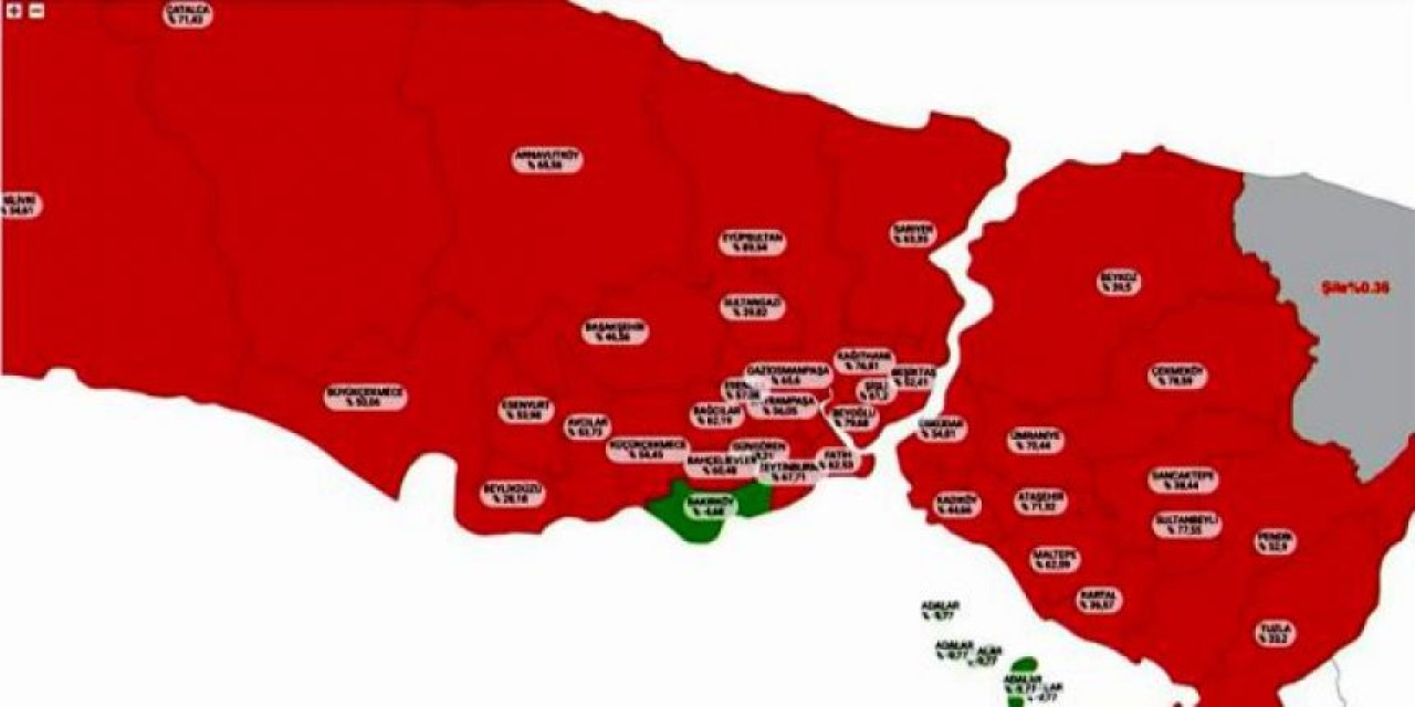 İstanbuldaki vaka sayıları ne durumda? İşte en çok artış olan 8 ilçe