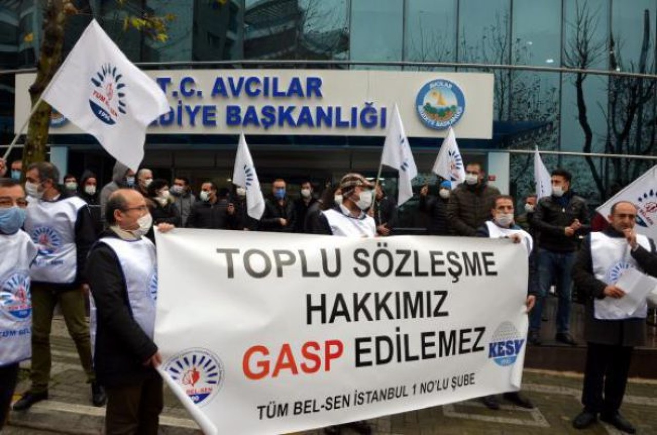 AVCILAR BELEDİYESİ MEMURLARINDAN EYLEME DEVAM KARARI