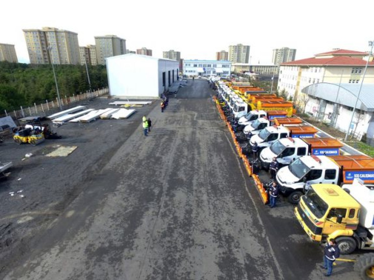 KÜÇÜKÇEKMECE BELEDİYESİ KARA KIŞA HAZIR