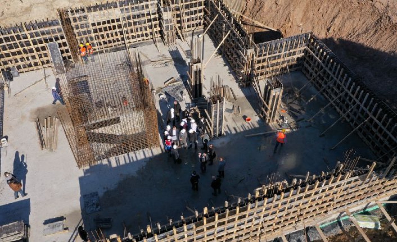 GÜRPINAR POLİS KARAKOLUNUN İNŞAATI HIZLA YÜKSELİYOR