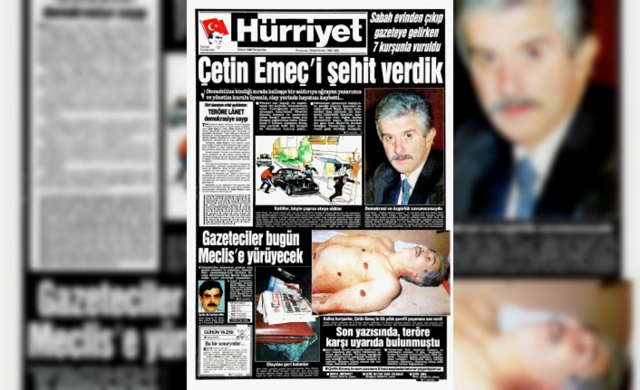 Gazeteci Çetin Emeç bugün anılıyor