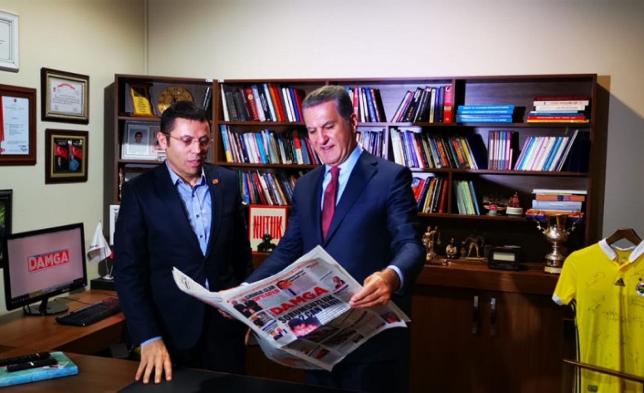 Türkiye Değişim Partisi Genel Başkanı Mustafa Sarıgül Damgada