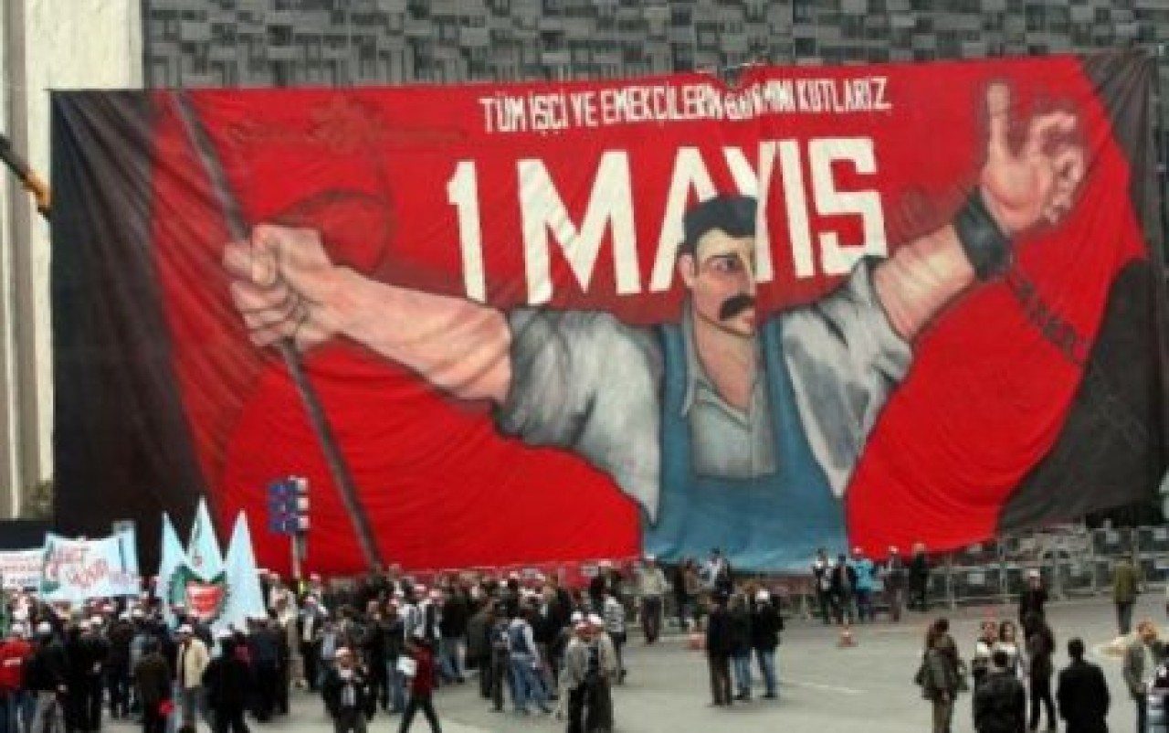 Taksim'de 1 Mayıs coşkusu