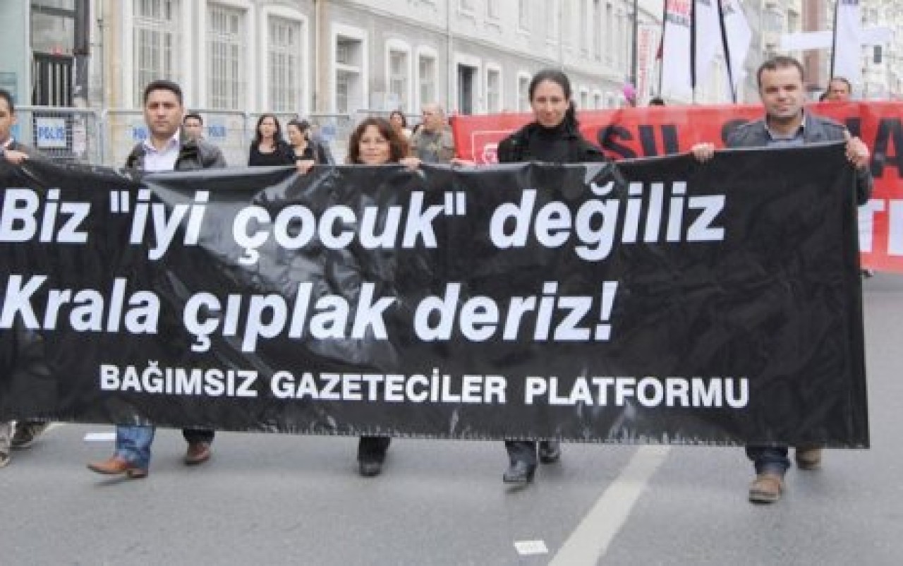 Bağımsız Gazeteciler Platformu Taksim’e çıktı...
