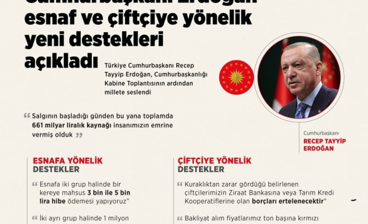 Bakanlar Kurulundan karar çıktı: İşte 5 bin ve 3 bin lira hibe alacak işletmeler!