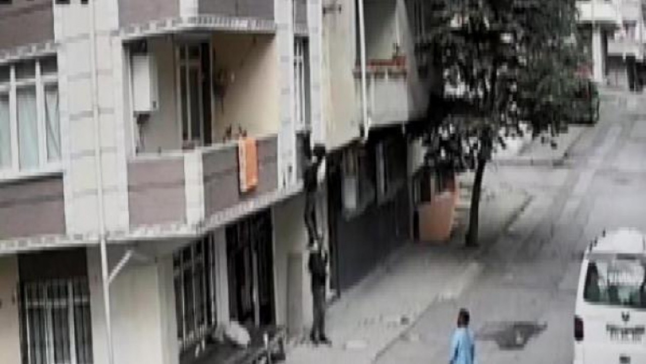 AVCILARDA BASTIĞI KİRİŞ KIRILAN HIRSIZ 2 METREDEN AŞAĞI DÜŞTÜ