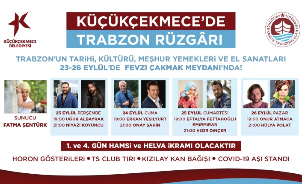 KÜÇÜKÇEKMECE’DE TRABZON RÜZGÂRI ESECEK
