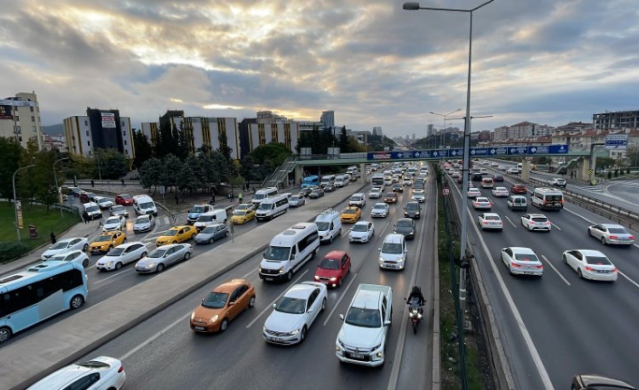 İstanbulda trafik yoğunluğu