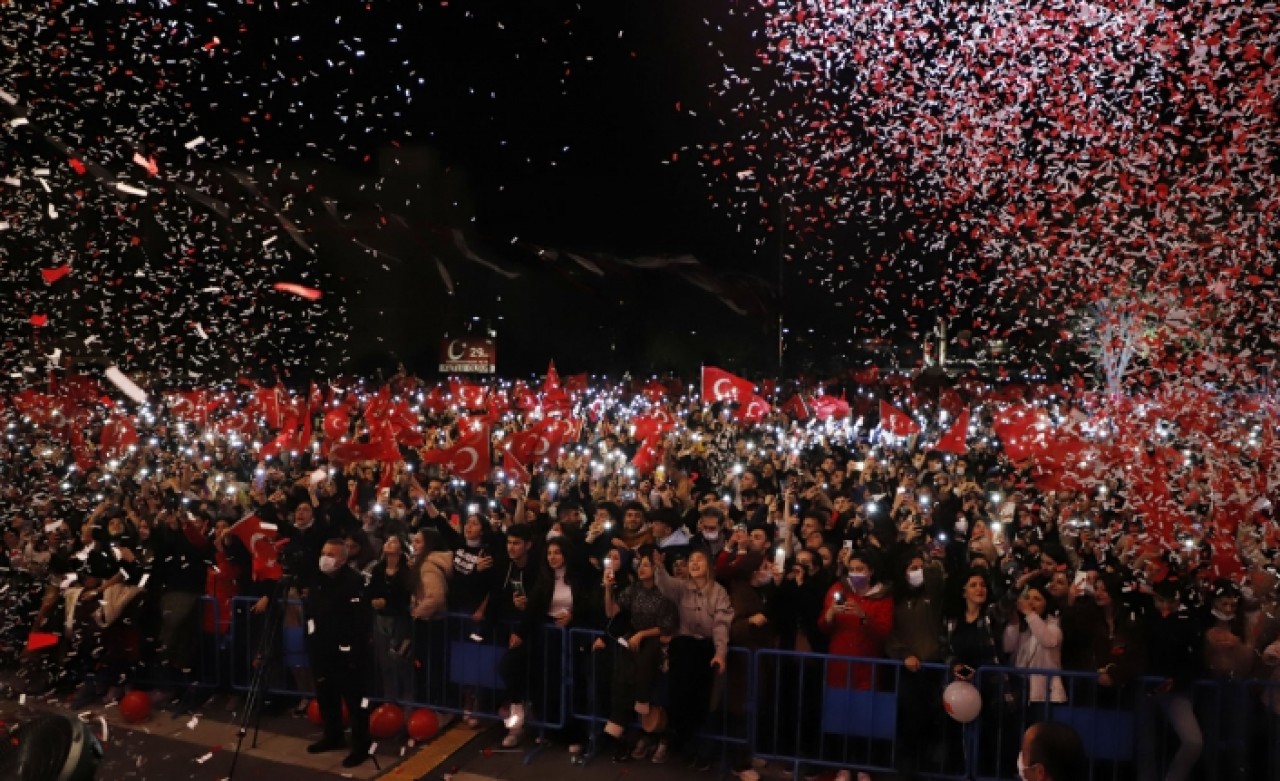 Cumhuriyet’in 98’inci şan ve şeref yılına yakışan kutlama