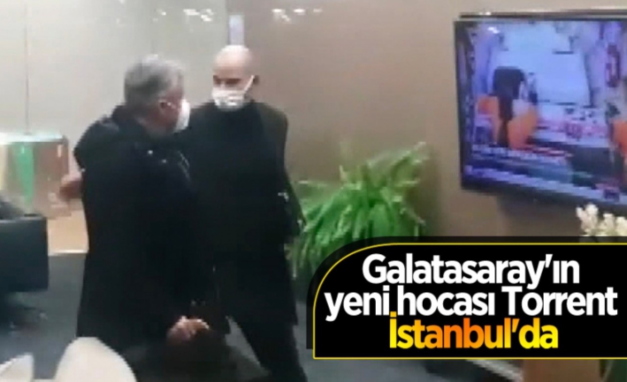 Galatasarayın yeni hocası Domenec Torrent İstanbula geldi