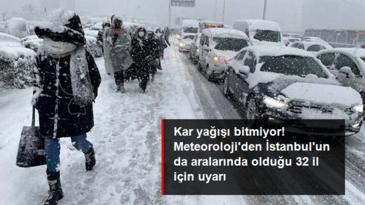İBBden İstanbul için kar yağışı uyarısı: Bu akşam saat 20.00den sonra etkili olacak