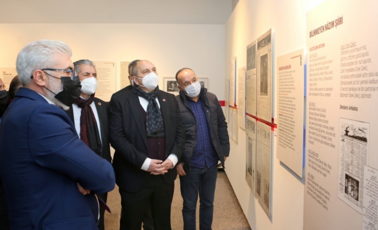 NÂZIM HİKMET 120. YAŞ GÜNÜNDE ÖZEL BİR SERGİYLE KÜÇÜKÇEKMECE’DE ANILDI