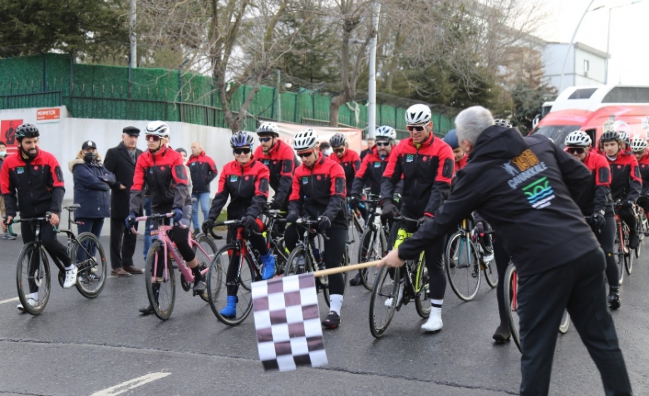 Çanakkale şehitleri anısına 300 kilometre pedal çevirecekler