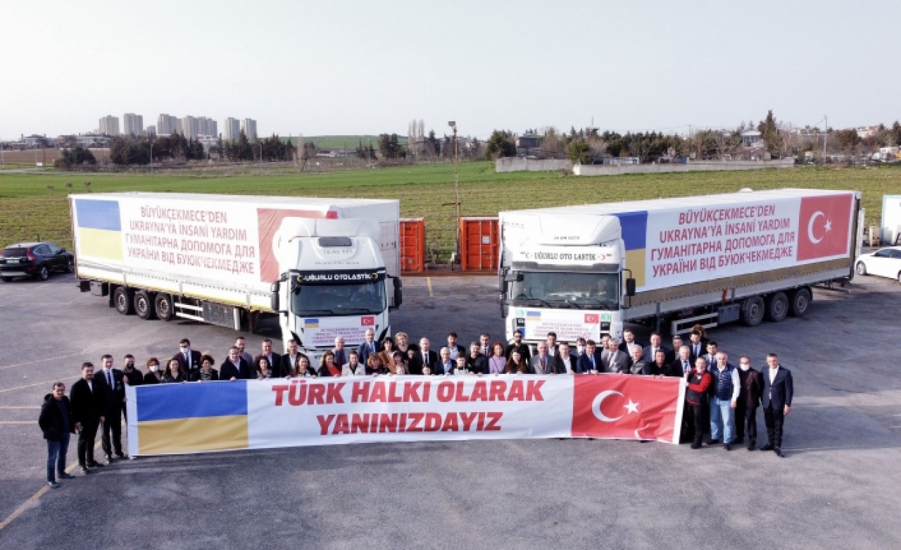 Büyükçekmece’den Ukrayna’ya anlamlı destek