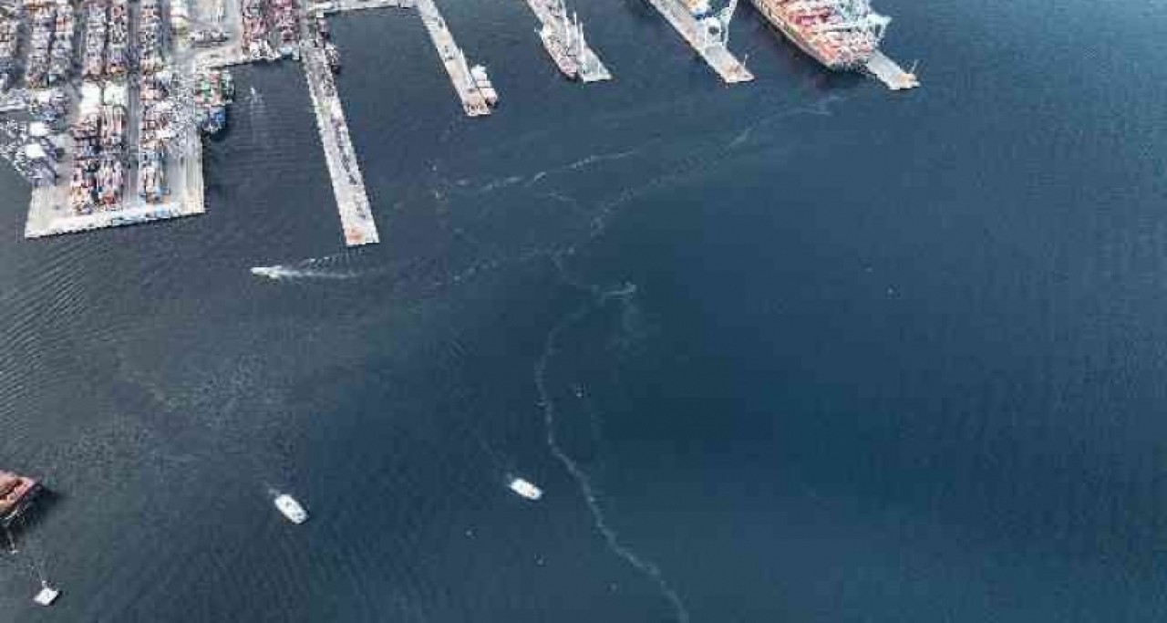 Beylikdüzü açıklarında müsilaj izleri görüldü