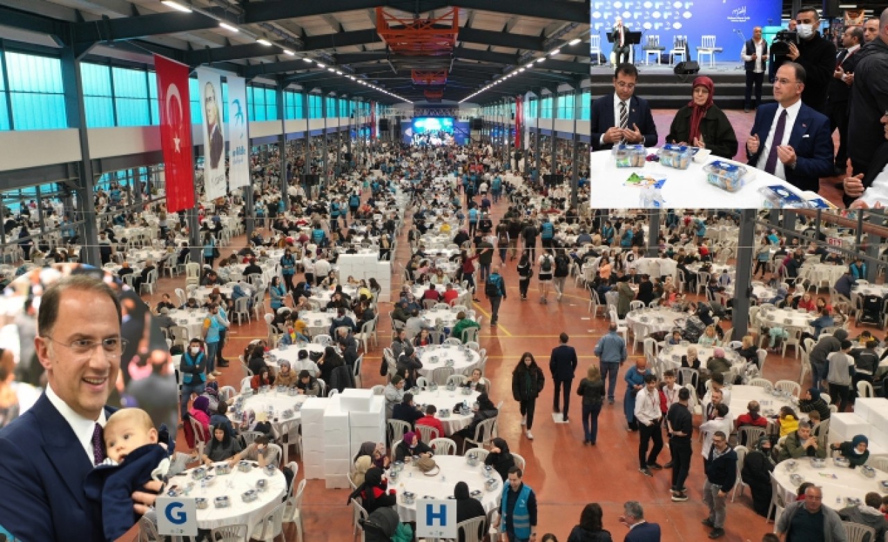BEYLİKDÜZÜNÜN HAYIRLI İFTAR SOFRASI 15 BİN KİŞİYİ AĞIRLADI