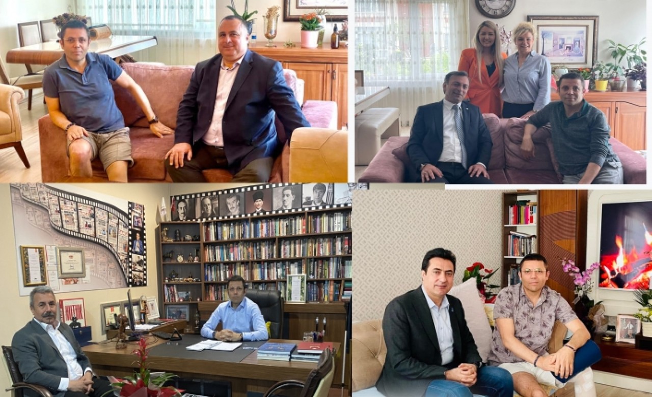 Merte geçmiş olsun ziyaretleri