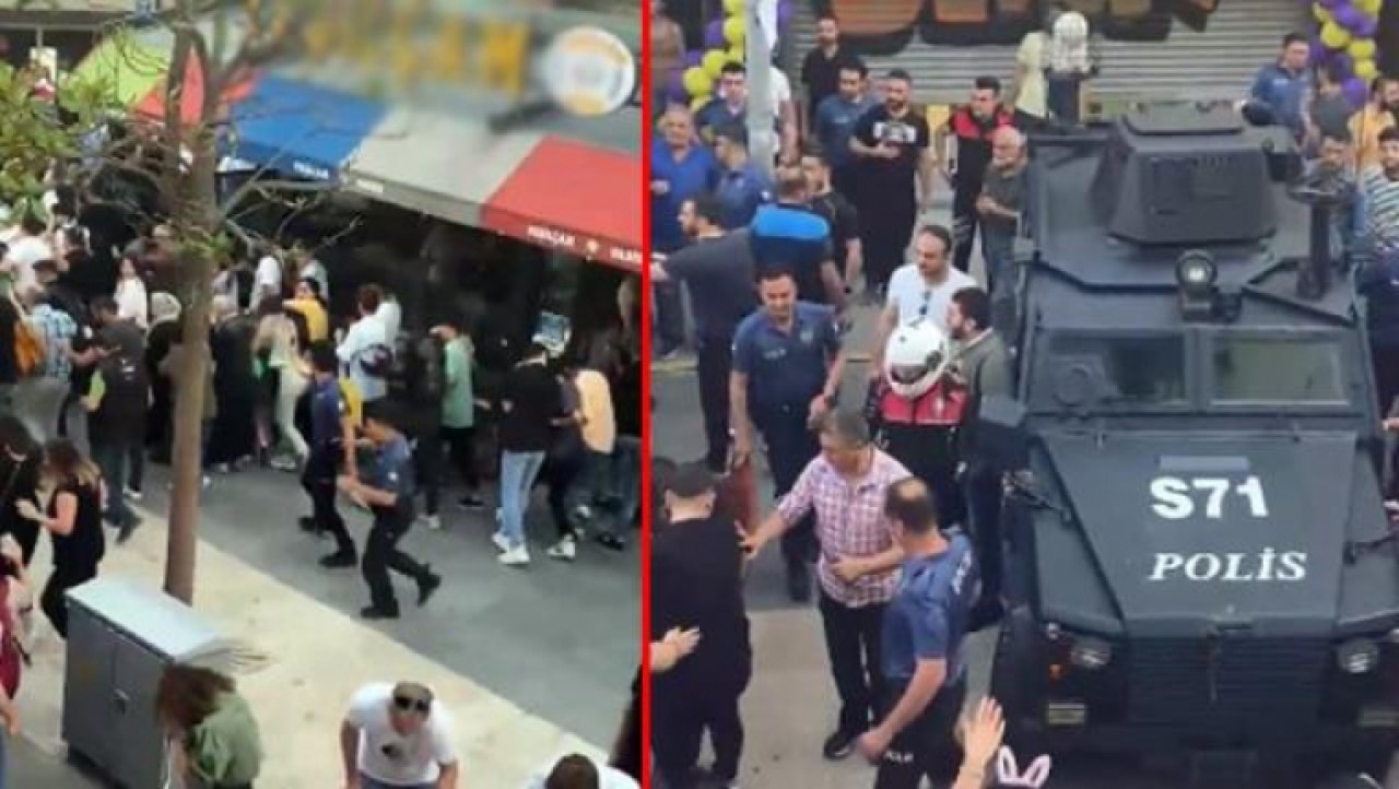 14 yaşındaki kıza taciz iddiası Küçükçekmeceyi karıştırdı! Polis zırhlı araçla şüpheliyi emniyete götürdü