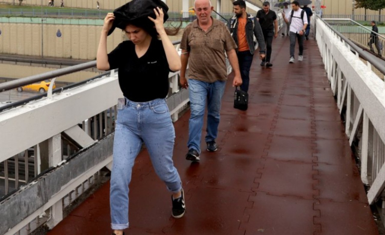 İstanbul sağanak yağışın etkisi altında