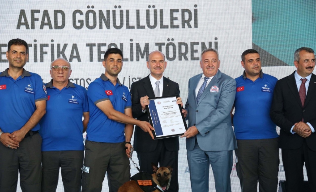 MARMARA DEPREMİNİN 23. YILDÖNÜMÜNDE AFAD’DAN AKREDİTASYON SERTİFİKA TÖRENİ