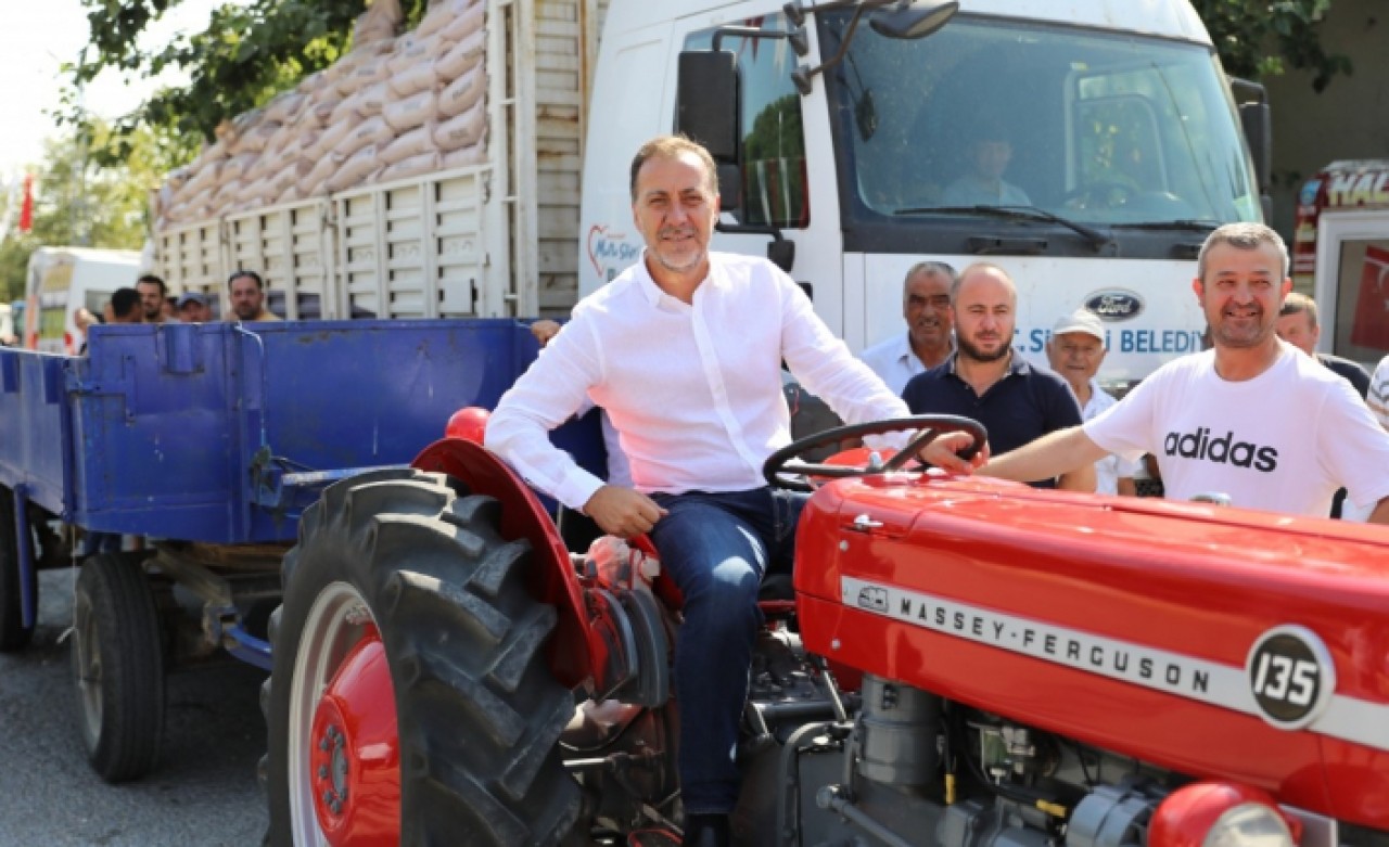 ÇANTA VE GÜMÜŞYAKALI ÜRETİCİLERE TOHUMLUK ARPA DESTEĞİ