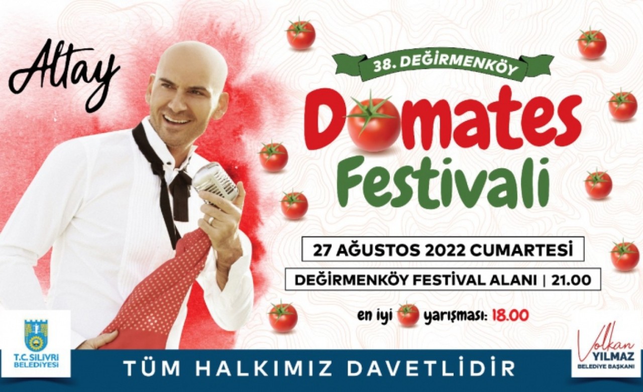 38. DEĞİRMENKÖY DOMATES FESTİVALİ BAŞLIYOR
