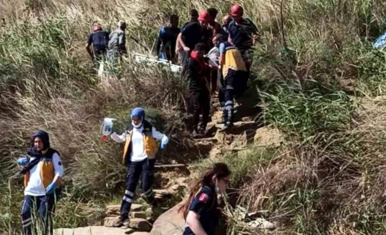 Silivride uçurumdan düşen kadın hayatını kaybetti