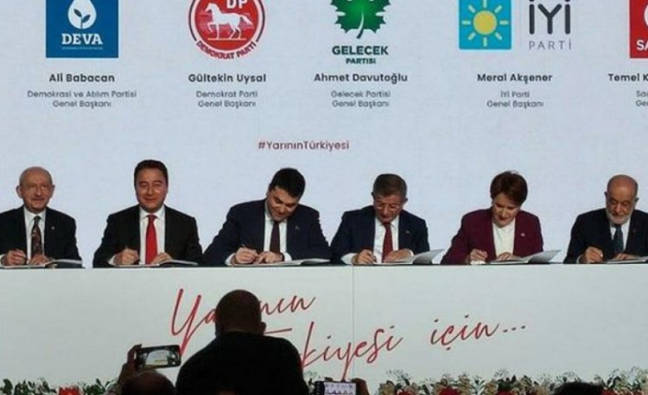 Altılı masanın ilk üç gündemi belli oldu