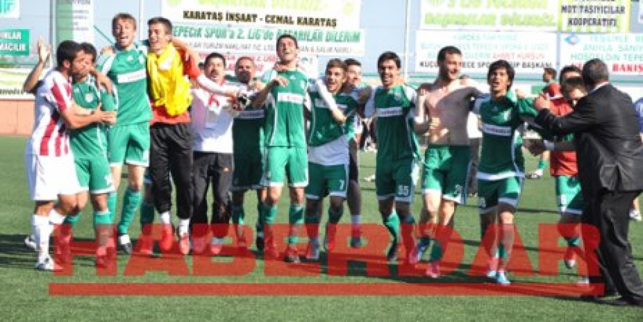TEPECİKSPOR 2.LİGE YÜKSELDİ: 2-0
