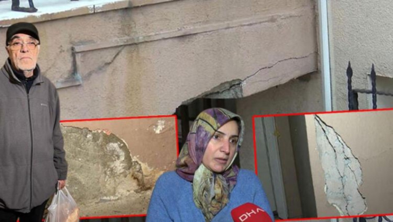 Avcılarda çatlak dolu binalarda deprem korkusu! Uyuyamıyoruz
