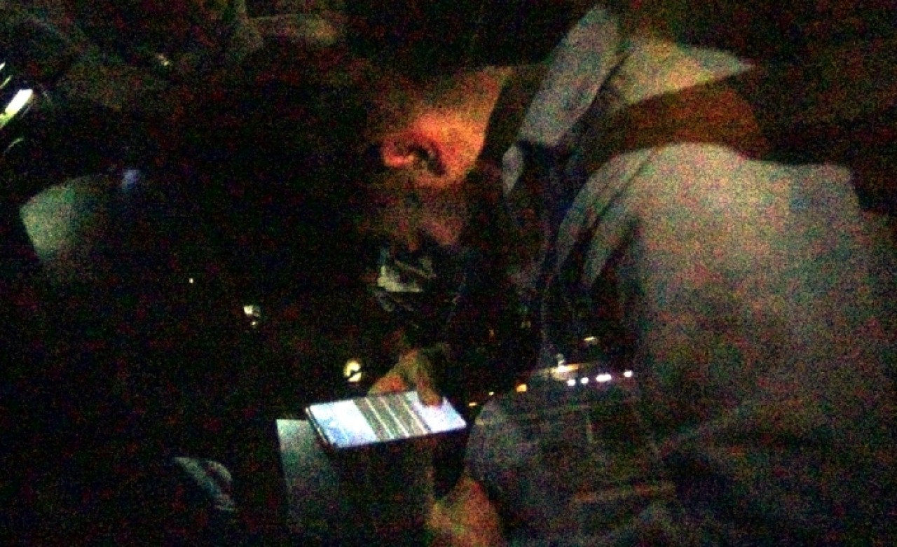 Direksiyon başında derin uykuya daldı!