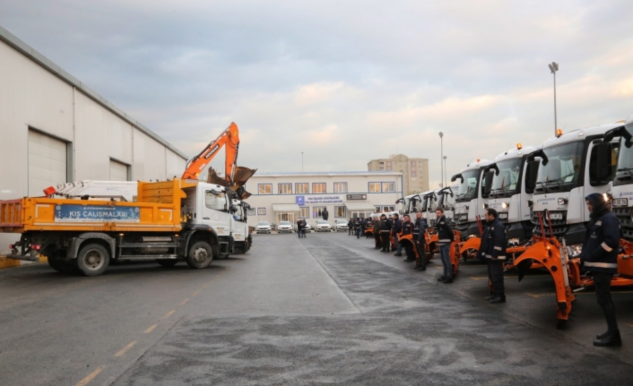 KÜÇÜKÇEKMECE KARA KIŞA HAZIR