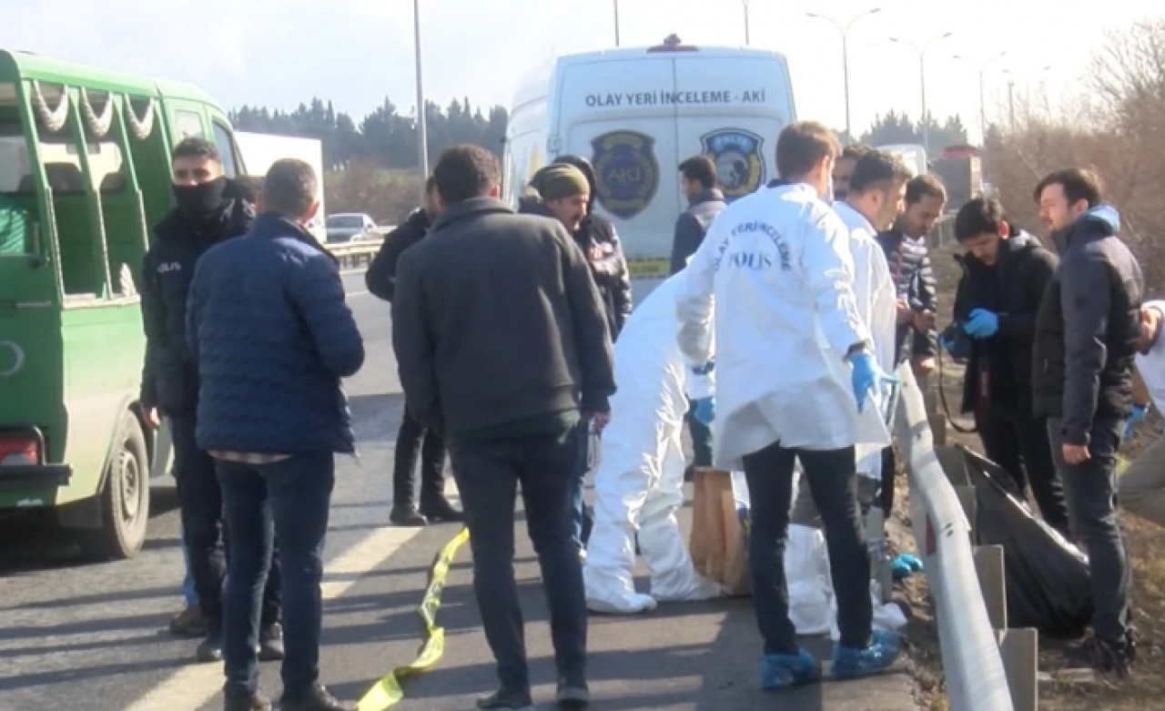 Büyükçekmece TEM Otoyolu kenarında silahla vurulmuş erkek cesedi bulundu
