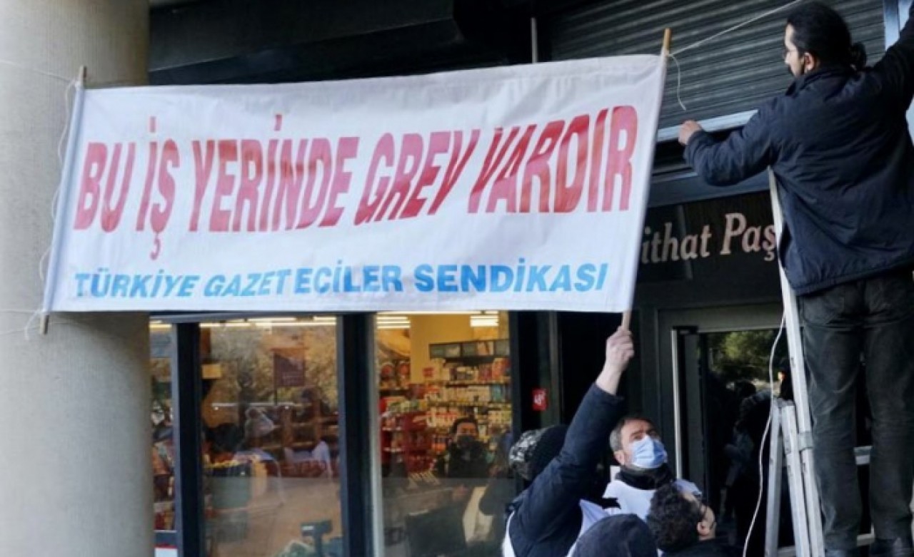 Gazeteciler greve gidiyor