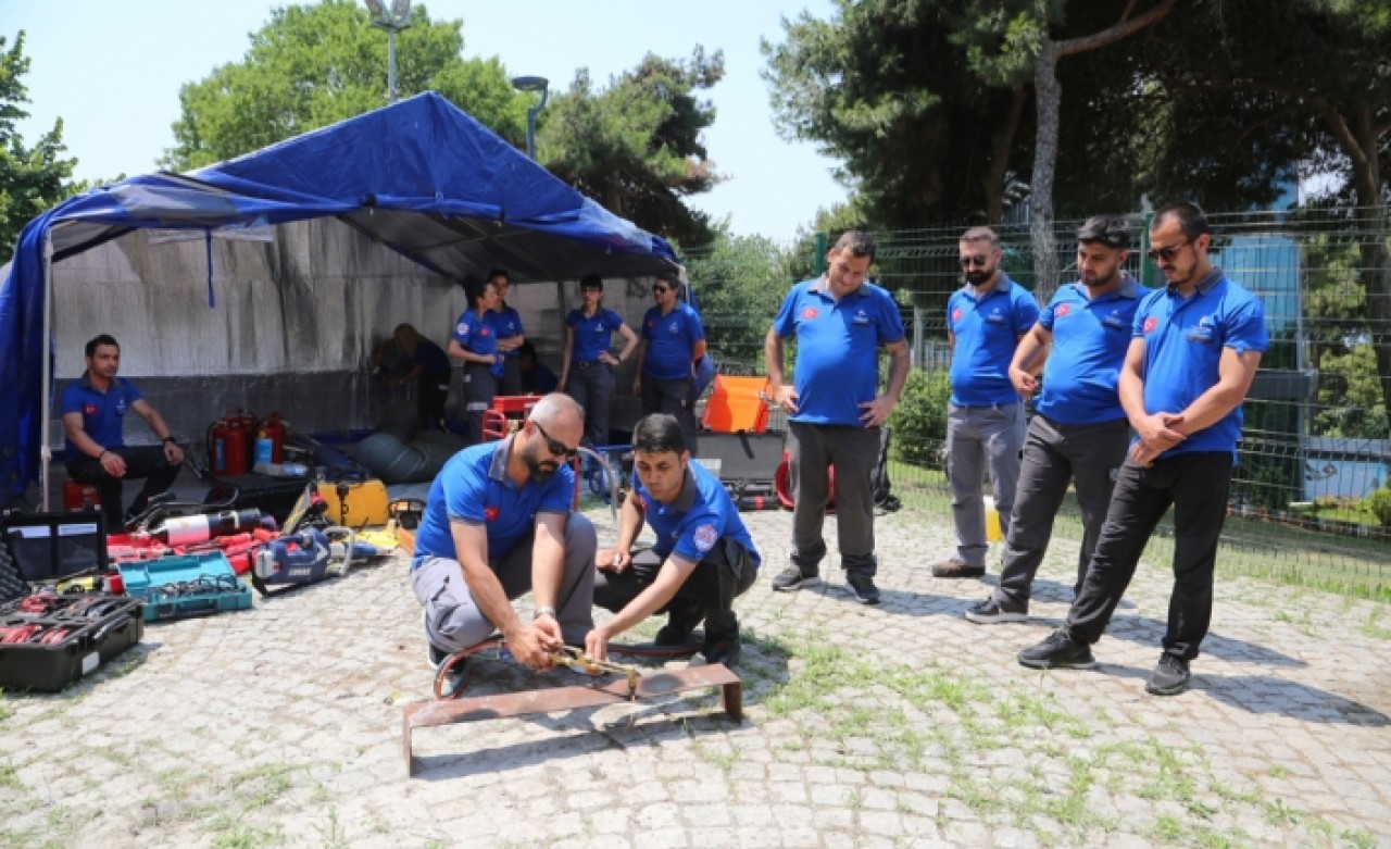 KÜÇÜKÇEKMECE, AFETLERE KARŞI BİLİNÇLENİYOR