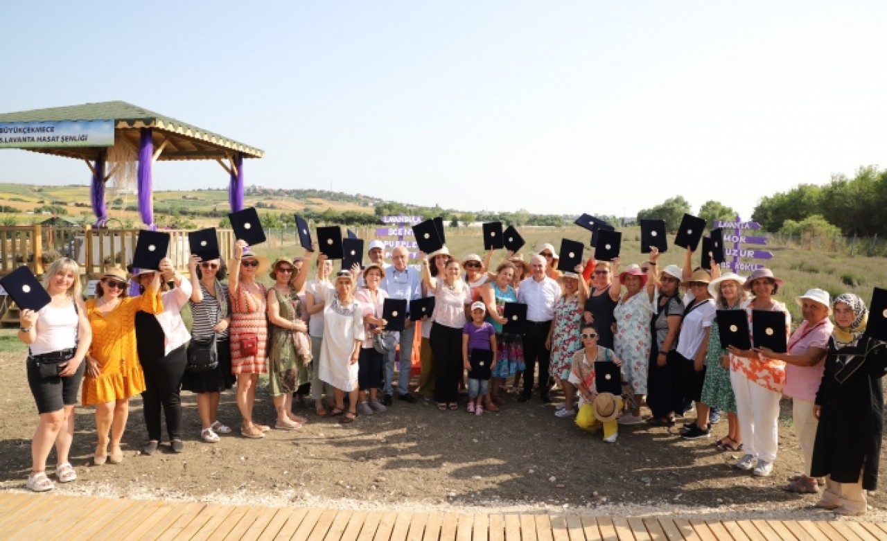 Büyükçekmece’de 5’inci Lavanta Hasat Şenliği gerçekleşti