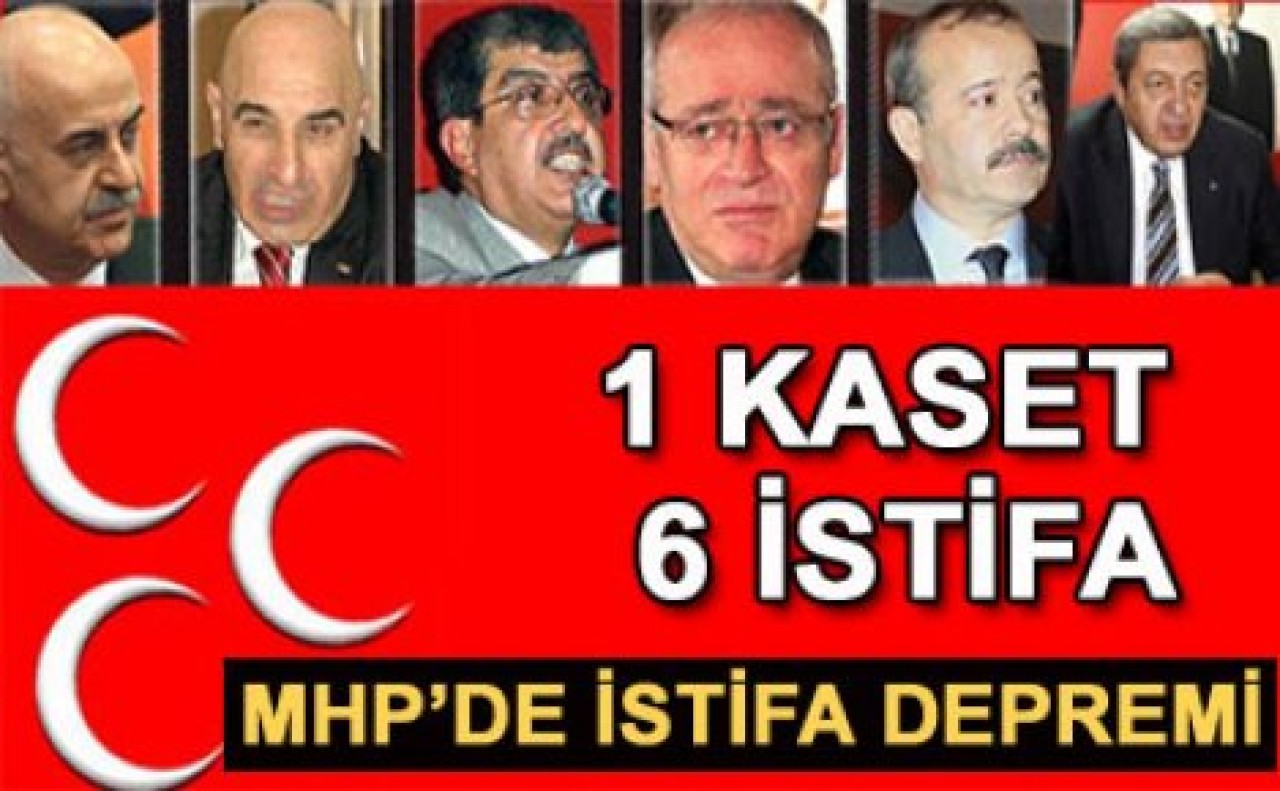 MHP'de Şok! 1 Kasede 6 İstifa!