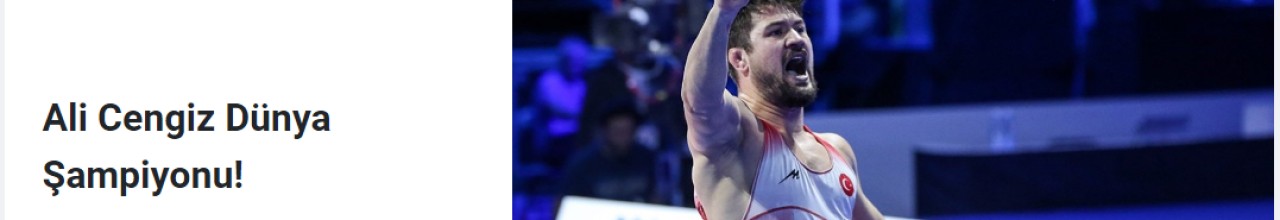 Ali Cengiz Dünya Şampiyonu!