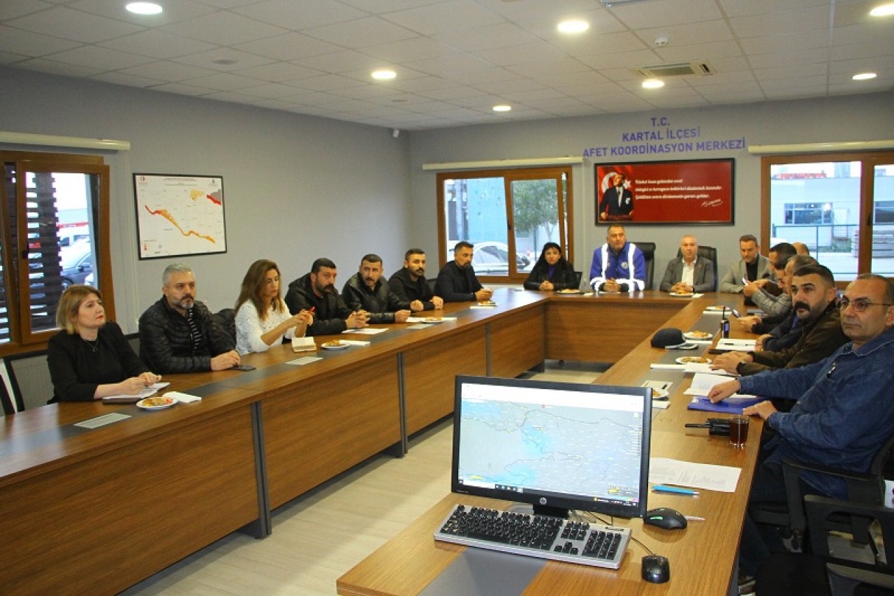 Kartal'da afetlere karşı hazırlık var