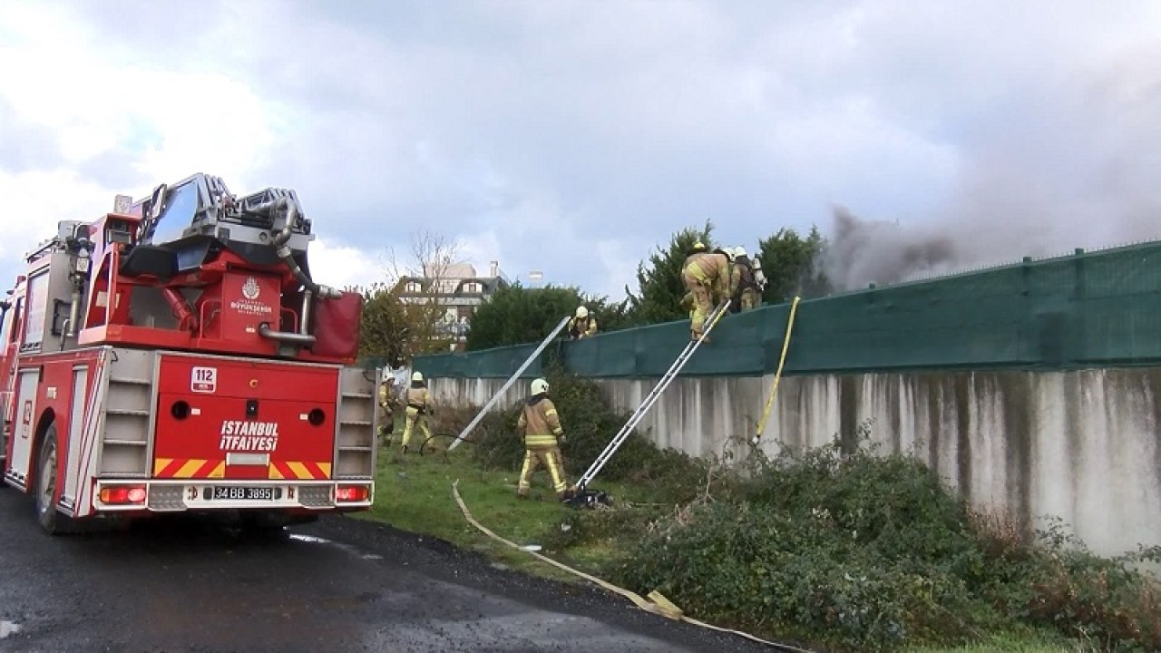 Tavuk çiftliğinde yangın çıktı