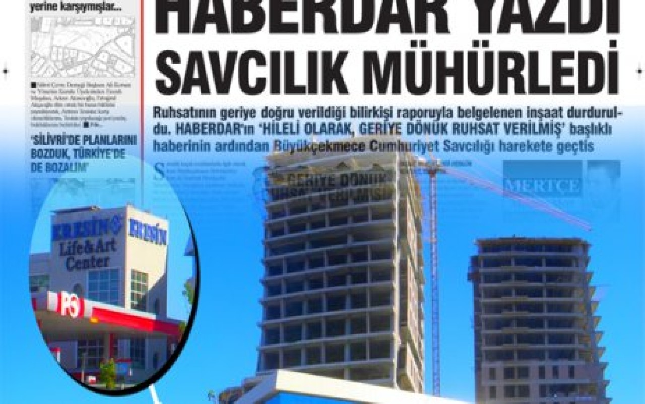 ERESİN'İN REZİDANSLARI MÜHÜRLENDİ