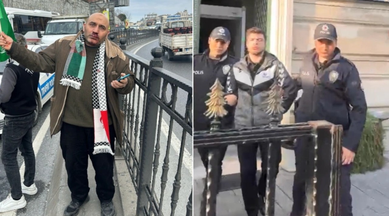 'Tevhid' bayrağı taşıyan adama yumruk atan Ege Akersoy'un ifadesi ortaya çıktı