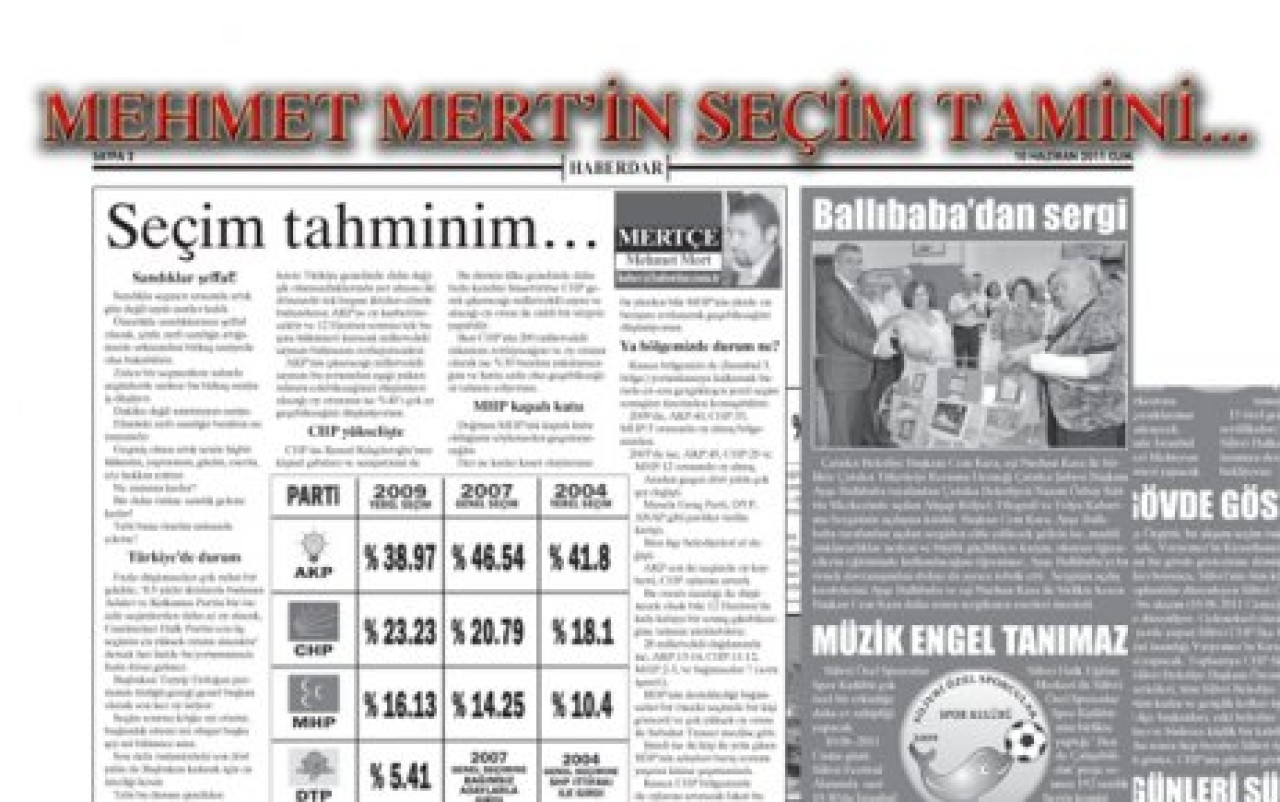 Mehmet Mert’ten seçim tahmini